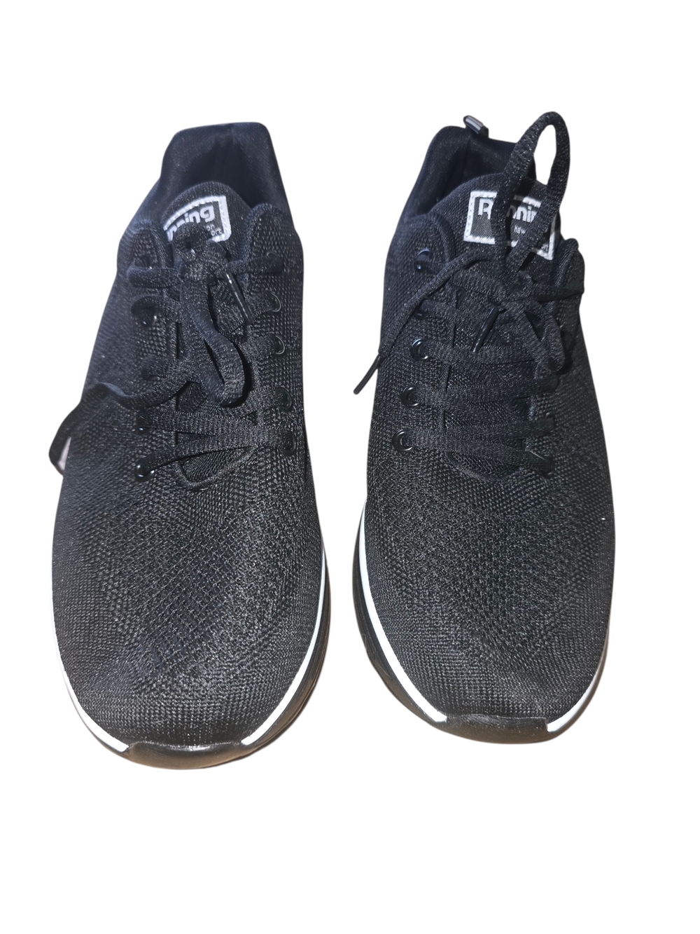 Black Running Sneakers - Unbranded Lightweight Womens 9.5 Trainers